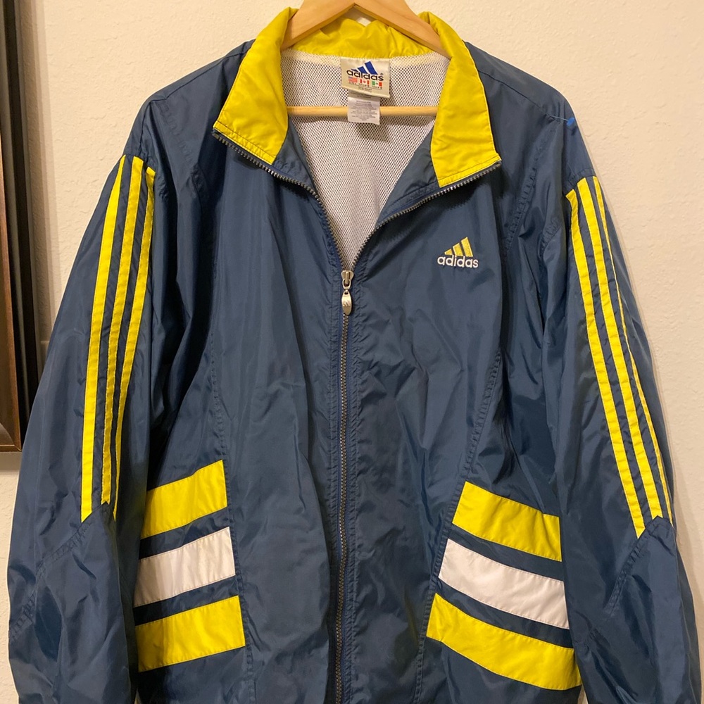 ADIDAS Windbreaker VINTAGE Jacket RN#88387 SIZE L